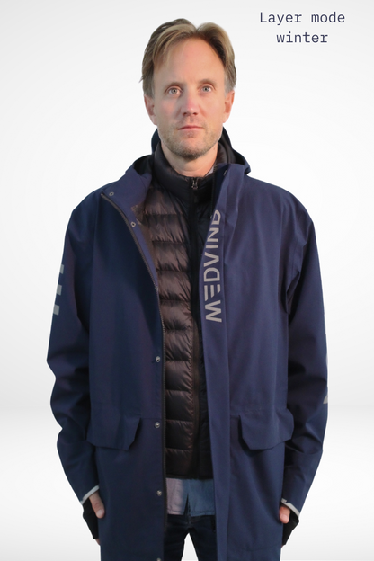 WeatherShield Fahrradjacke - Midnight blue - Men