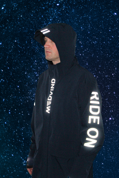 Allweather Fahrradjacke - Night rider - Herren - Ohne "Ride on"