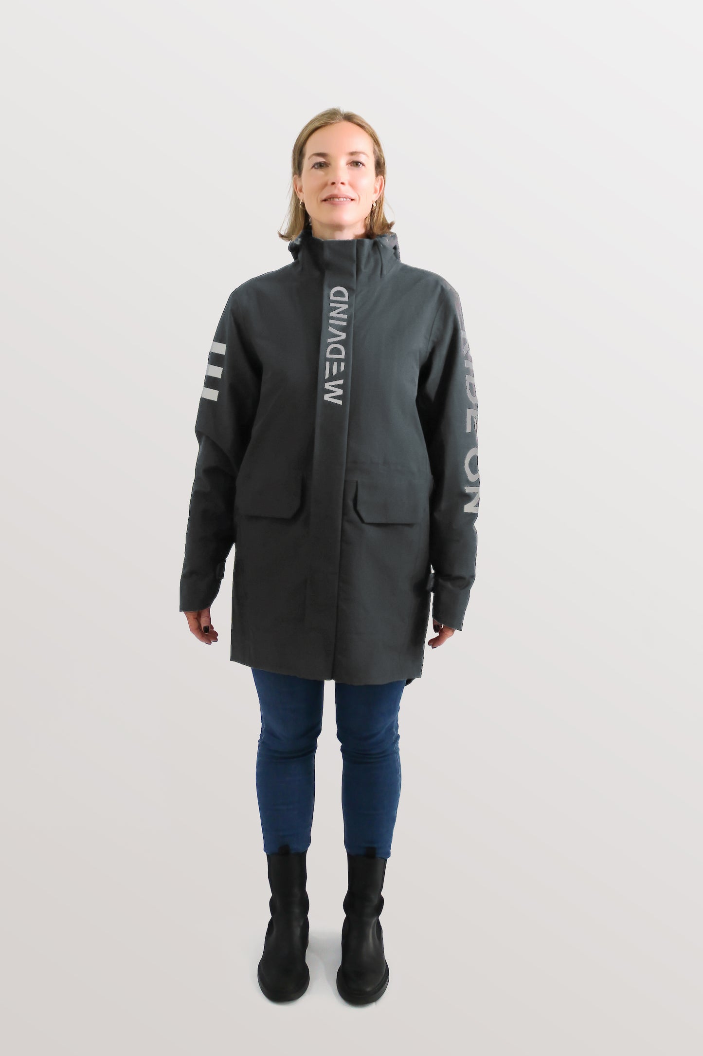 Allweather Fahrradjacke - Night rider - Damen Ohne "Ride on"