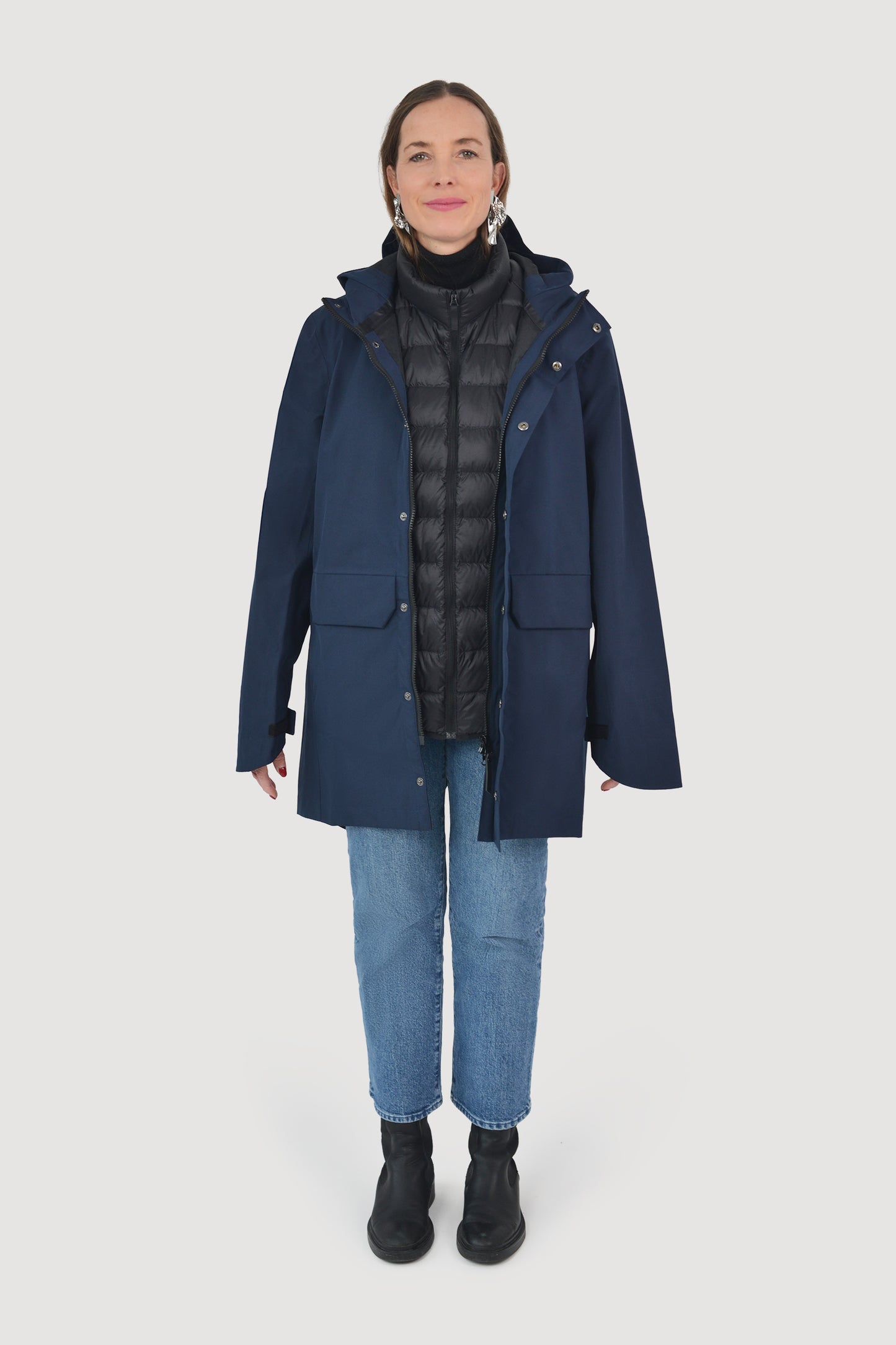 Veste de cyclisme WeatherShield - Bleu nuit - Femme