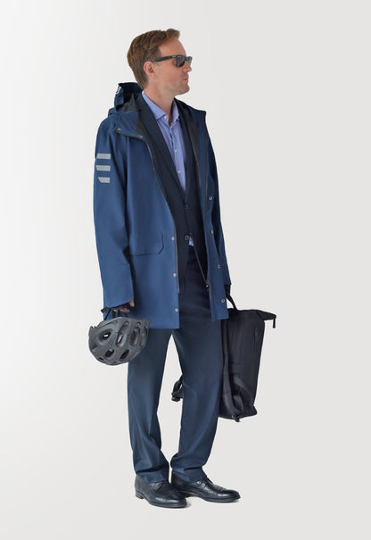 Veste de cyclisme WeatherShield - Bleu nuit