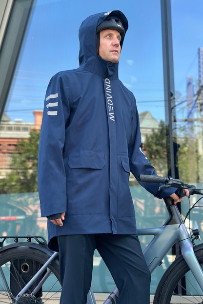 WeatherShield Fahrradjacke - Midnight blue - Men