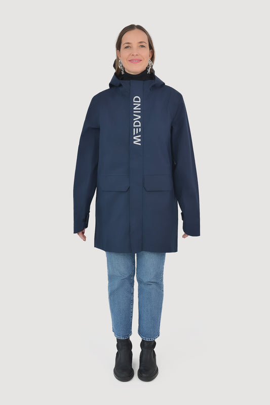 2nd Gen - Allweather Fahrradjacke - Midnight Blue - Damen