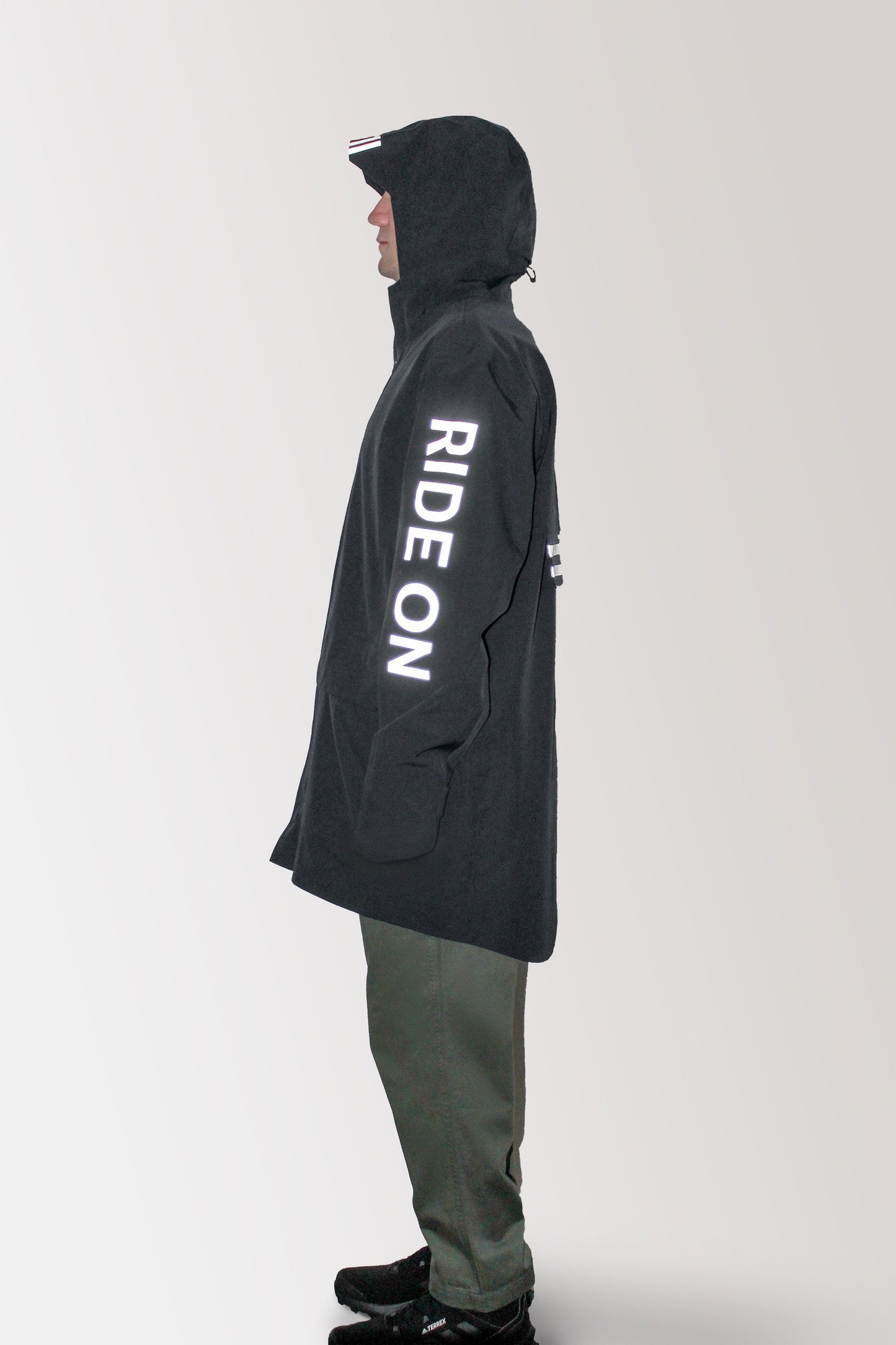 Allweather Fahrradjacke - Night rider - Herren - Ohne "Ride on"