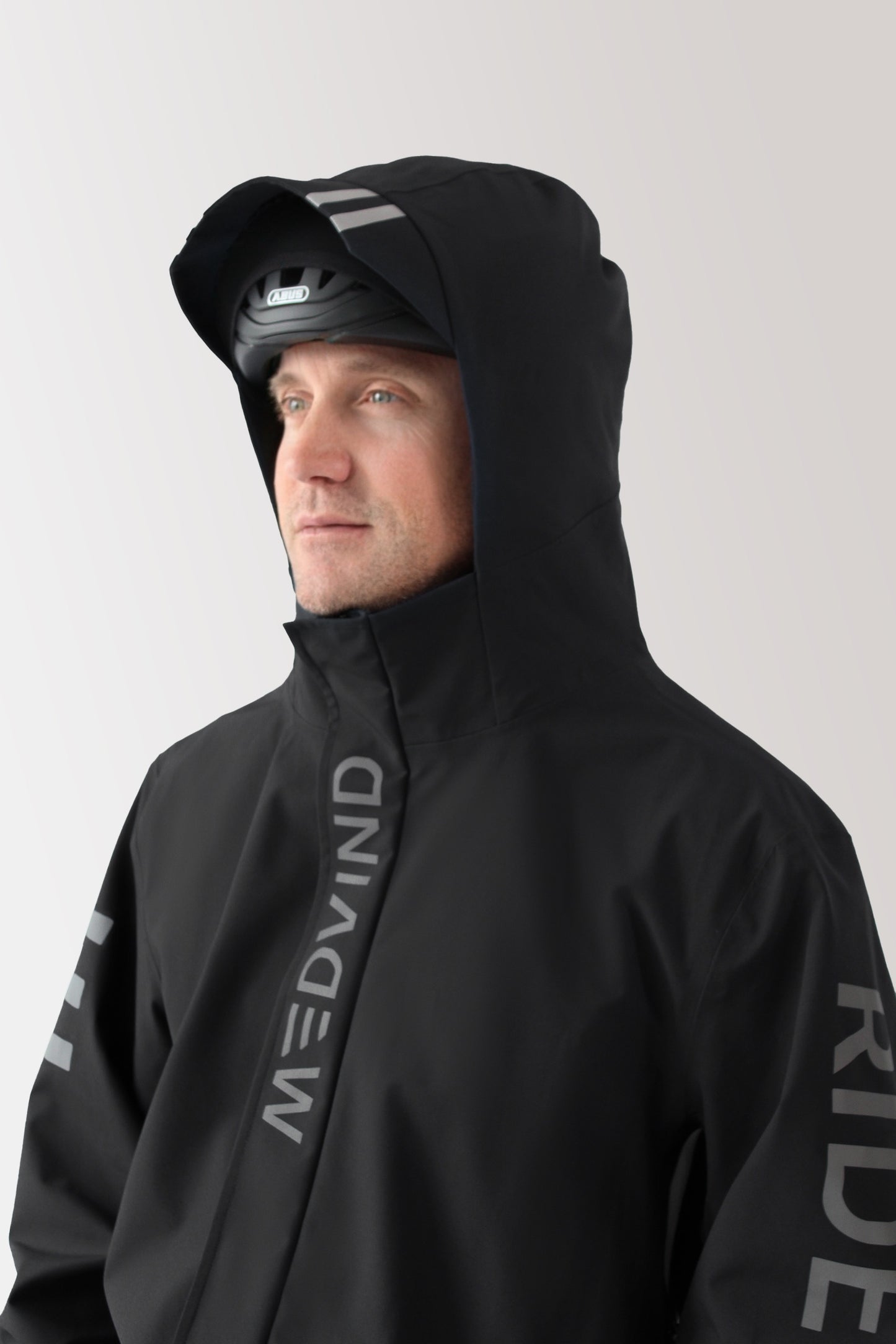 Allweather Fahrradjacke - Black bird - Herren